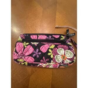 Vera Bradley Quilted Floral Wristlet Pouch
